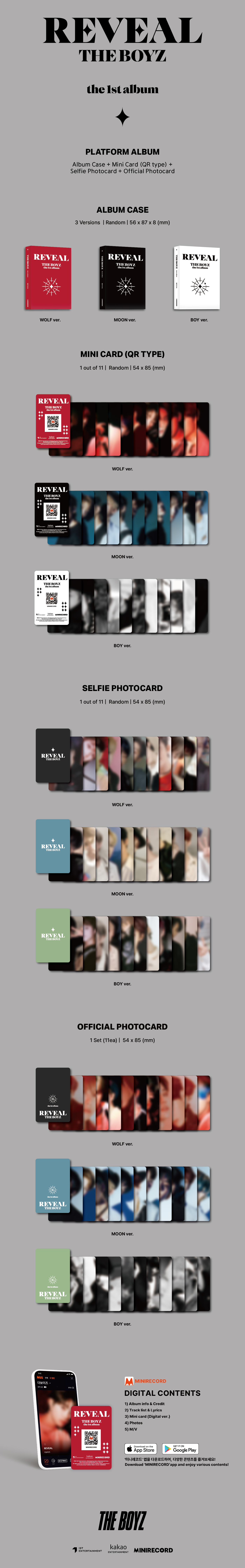 THE BOYZ - Reveal [Platform ver.] [2102] Album version Wolf